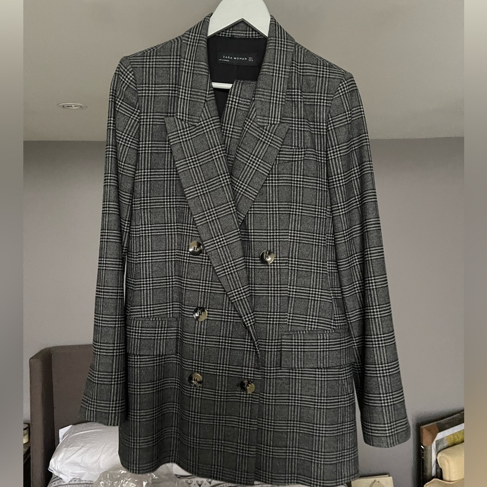 Zara Plaid Suit